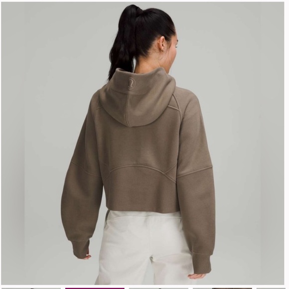 Lululemon Athletica Scuba Half Zip Hoodie Nomad Size XS/S like new - Picture 2 of 11